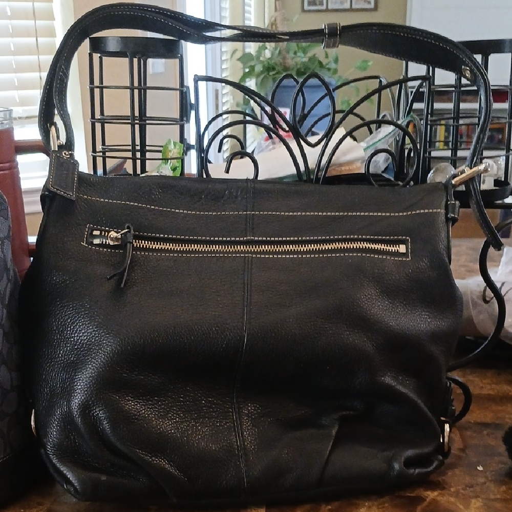 Coach Black Leather Handbag